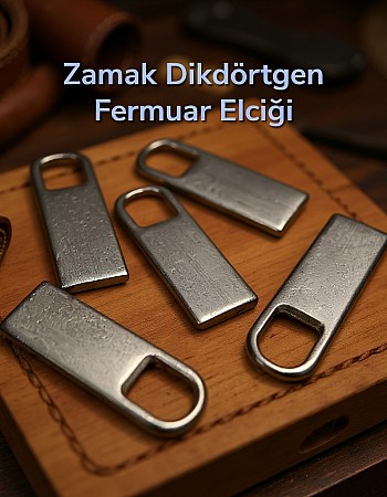 Zamak Rectangular Zipper Pull - ELC001