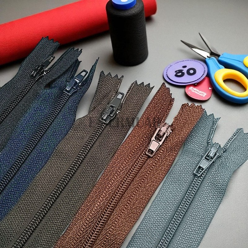 Pants and Skirt Zippers 7" - 18 cm #3 Nylon Coat Zipper – Close End ZPHSN0018T5