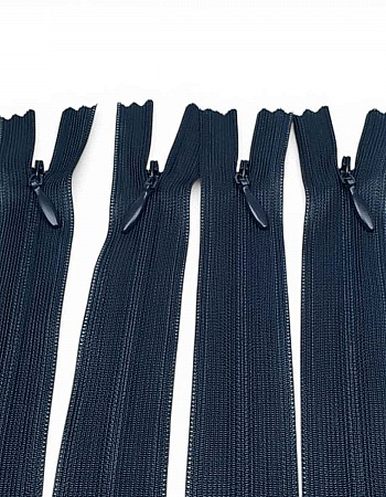 22 cm Tül Şeritli Gizli Fermuar | Elbise, Etek ve İç Cep İçin | ZPHSN0022TUL