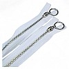 Metal Zipper 25 cm #5 0,27 yrd Metal Toothed White Bottom ZPHSN0025T5