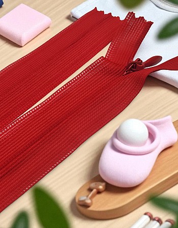 Hidden Zipper 25 cm 0,27 yrd Tulle Dress and Skirt Zipper ZPHSN0025TULPromo