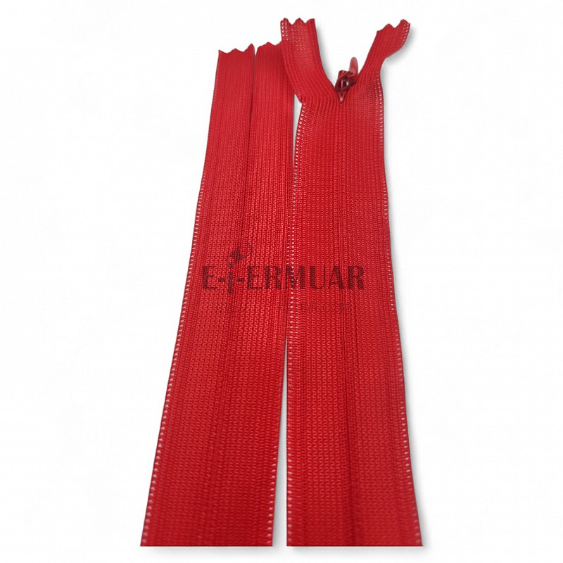 Gizli Fermuar 25 cm Tül Elbise ve Etek Fermuarı ZPHSN0025TUL