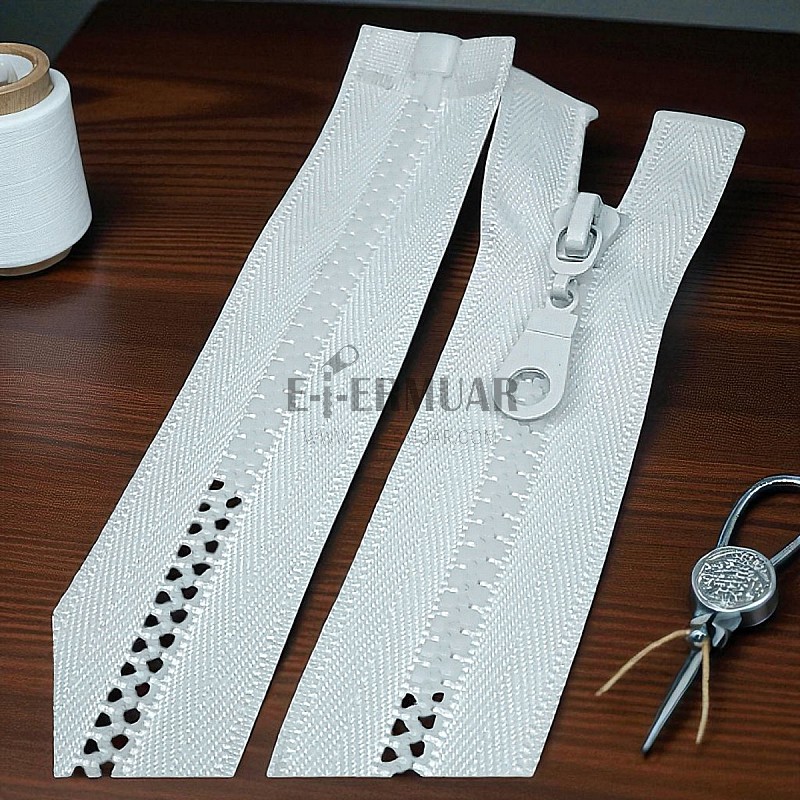 28 cm  Kalın Dişli Kemik Fermuar T6 Açık Uçlu - Separe  ZPHSN0028T6