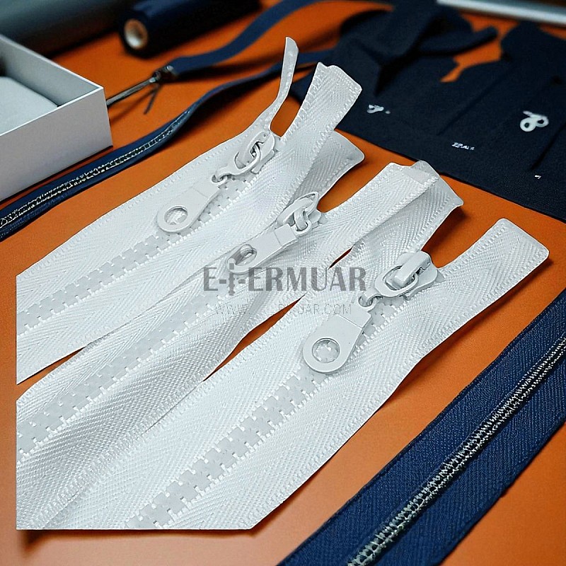 28 cm  Kalın Dişli Kemik Fermuar T6 Açık Uçlu - Separe  ZPHSN0028T6