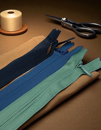 Gizli Fermuar 35 cm Tül Elbise ve Etek Fermuarı ZPHSN0035TUL