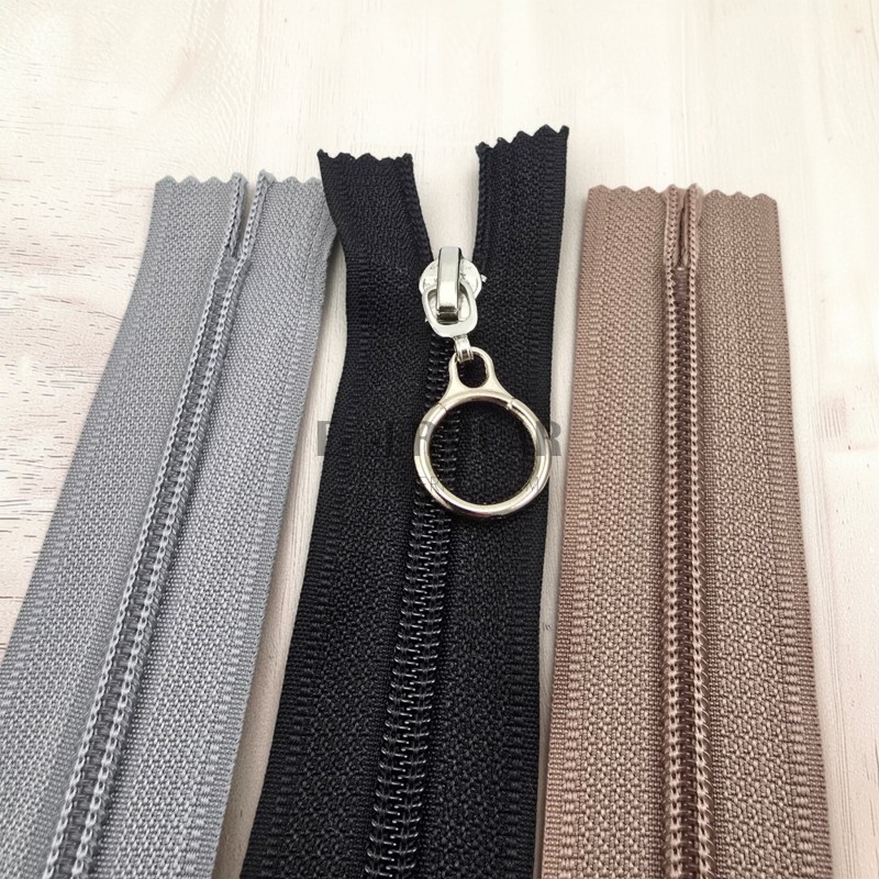 37 cm T10 Naylon Dipli Mont Fermuarı – Kalın Dişli Dayanıklı Model - ZPHSN0037T10