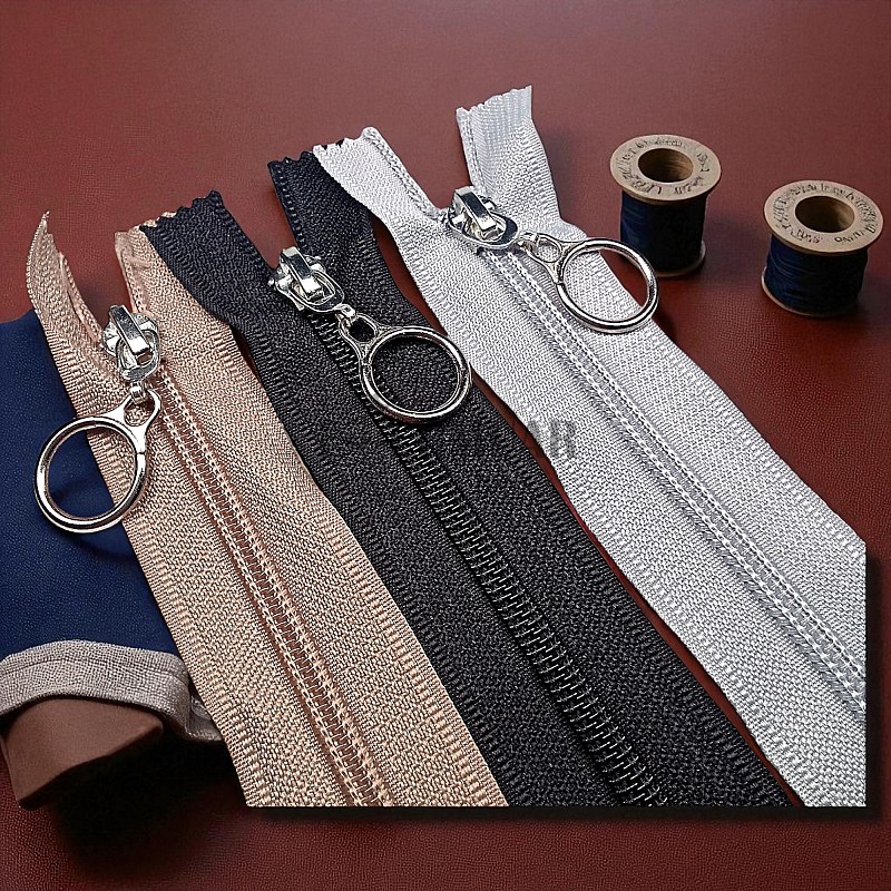 Bag Zipper with Ring Handle #5 37 cm / 0,40 yrd- Close End ZPHSN0037T10