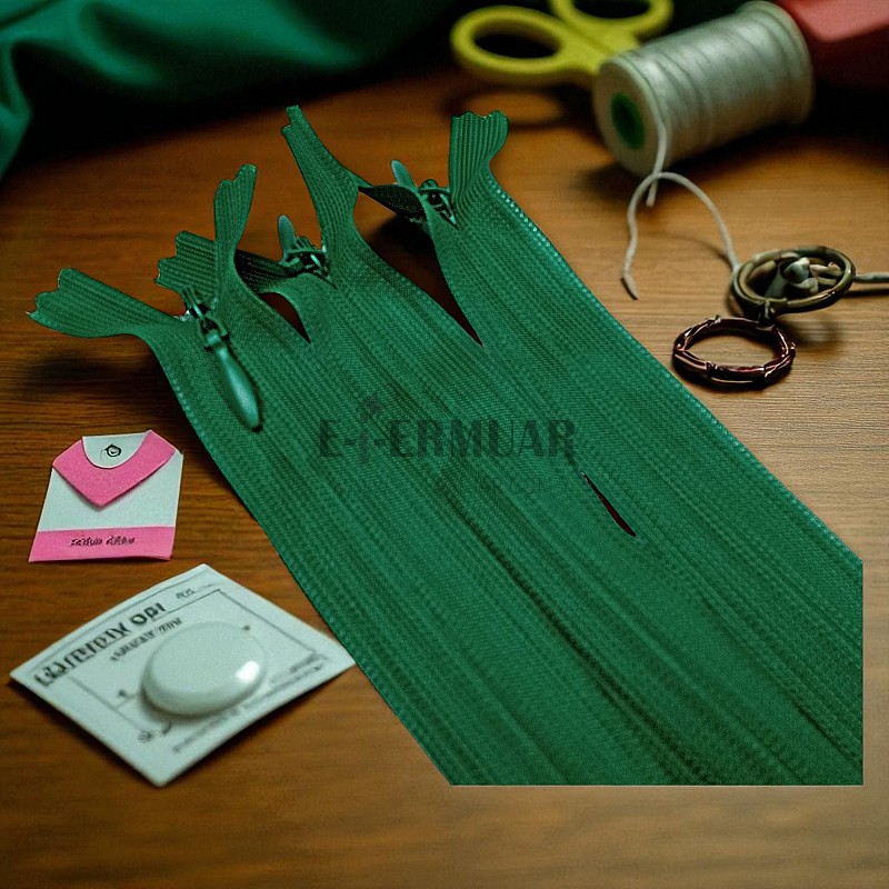 Gizli Fermuar 40 cm Tül Elbise Fermuarı ZPHSN0040TUL