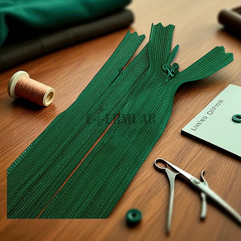 Gizli Fermuar 40 cm Tül Elbise Fermuarı ZPHSN0040TUL