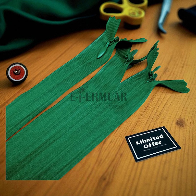 Gizli Fermuar 40 cm Tül Elbise Fermuarı ZPHSN0040TUL