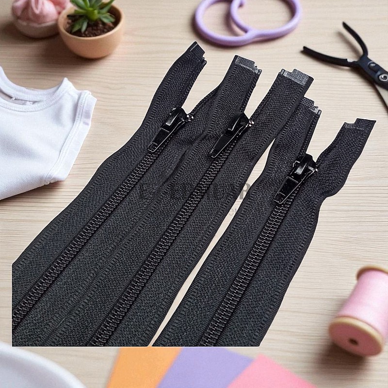 Mont Fermuarı Naylon 45 cm Tip 10 – Açık Uçlu (Separe) / Otomatik Kafa ZPHSN0045T10