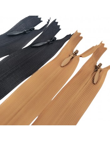 Concealed Zipper 50 cm Tulle Dress and Evening Gown ZPHSN0050TUL