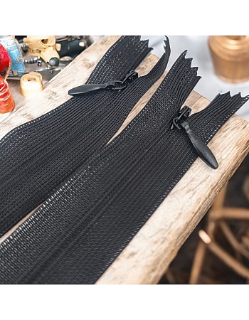 Concealed Zipper 50 cm Tulle Dress and Evening Gown ZPHSN0050TUL