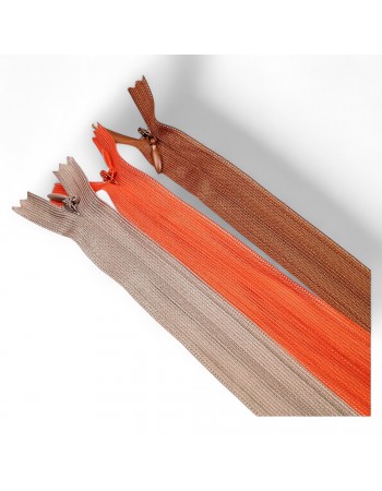 Concealed Zipper 60 cm /65 yrd Dress, Evening Gown Zipper ZPHSN0060TUL