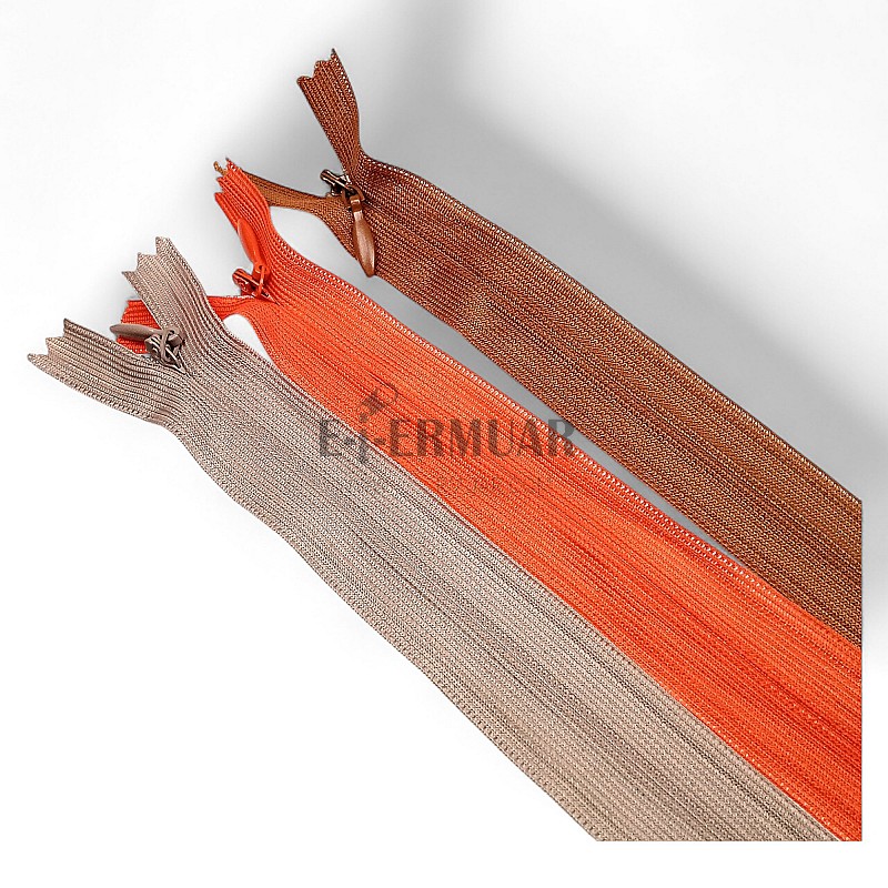 Gizli 60 cm Elbise Abiye Fermuarı ZPHSN0060TUL