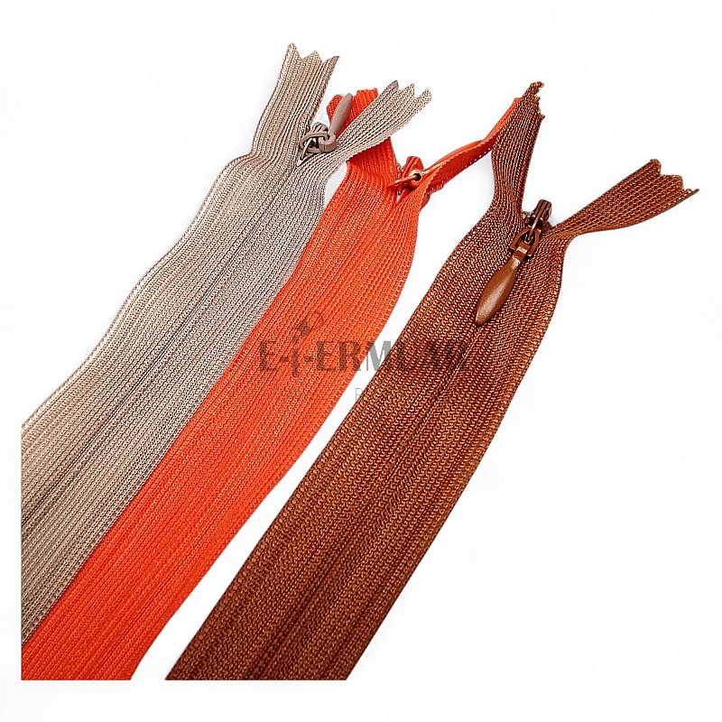 Gizli 60 cm Elbise Abiye Fermuarı ZPHSN0060TUL