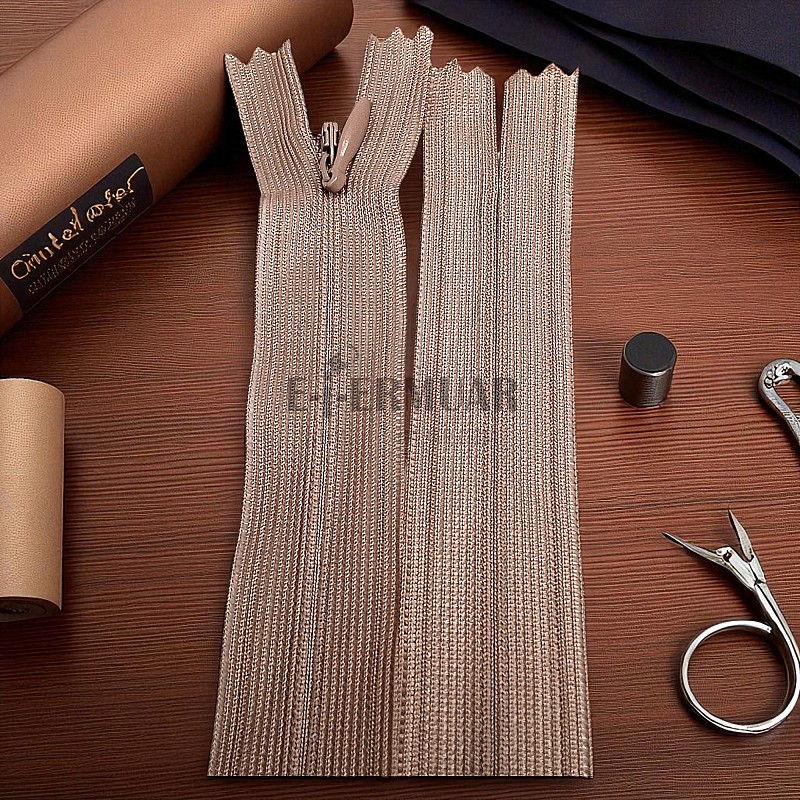 Gizli 60 cm Elbise Abiye Fermuarı ZPHSN0060TUL