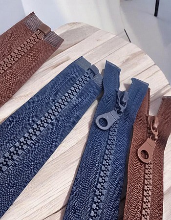 70 cm T6 Kemik Dişli Separe Fermuar – Açık Uçlu Mont, Ceket ve Kaban Fermuarı - ZPHSN0070T6