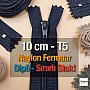 10 cm Nylon Pocket Zipper with Bottom - NC0010T5