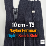 10 cm Nylon Pocket Zipper with Bottom - NC0010T5