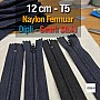 12 cm Nylon Pocket Zipper with Bottom - NC0012T5