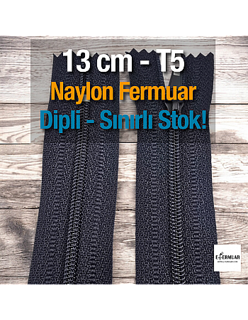 13 Cm Naylon Cep Fermuarı Dipli -  NC0013T5