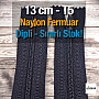 13 Cm Naylon Cep Fermuarı Dipli -  NC0013T5