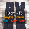13 cm Nylon Pocket Zipper with Bottom - NC0013T5