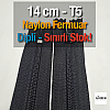 14 Cm Naylon Cep Fermuarı Dipli -  NC0014T5