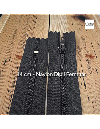 14 Cm Naylon Cep Fermuarı Dipli -  NC0014T5