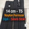 14 cm Nylon Pocket Zipper with Bottom - NC0014T5