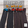 16 Cm Naylon Cep Fermuarı Dipli -  NC0016T5