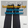 16 Cm Özel Elcikli Naylon Cep Fermuarı Dipli -  NC0016T5Ö