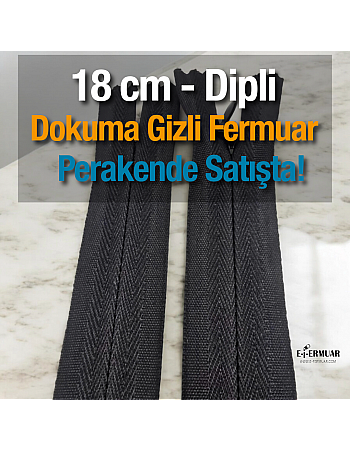 18 cm Dokuma Tül Fermuar -  NC0018DTUL