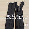 18 Cm Özel Elcikli Naylon Cep Fermuarı Dipli -  NC0018T5Ö