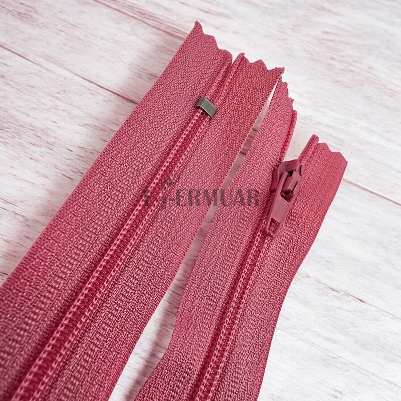 18 Cm Naylon Cep Fermuarı -  Dipli - NC0018T5