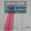 18 Cm Naylon Cep Fermuarı -  Dipli - NC0018T5