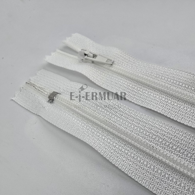 18 Cm Naylon Cep Fermuarı -  Dipli - NC0018T5