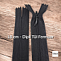 18 cm Dipli Tül Fermuar -  NC0018TUL
