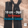 18 cm Dipli Tül Fermuar -  NC0018TUL
