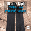 18 cm Dipli Tül Fermuar -  NC0018TUL