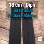 18 cm Dipli Tül Fermuar -  NC0018TUL
