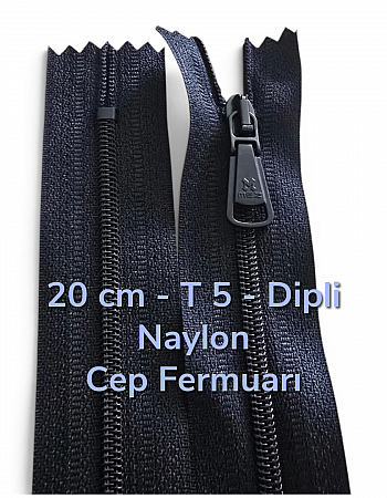 Pants and Skirt Zipper Nylon 20 cm #3 Closed-End NC0020T5M