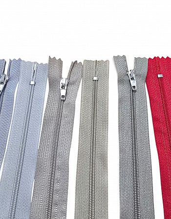 Pants and Skirt Zipper Nylon 20 cm #3 Closed-End with Nickel Slider NC0020T5N