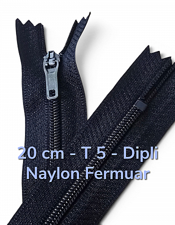 Pants and Skirt Zipper Nylon 20 cm #3 Closed-End NC0020T5Y