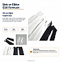 35 cm 13.77" Type 3 Concealed Zipper with Tulle Tape | Dress, Skirt and Eveningwear Zipper | NC0035TUL