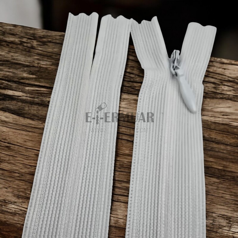 35 cm Dipli Tül Fermuar -  NC0035TUL