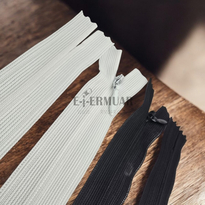 35 cm Dipli Tül Fermuar -  NC0035TUL