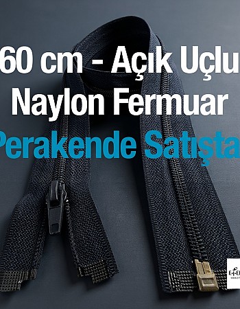 60 Cm Naylon Mont Fermuarı Açık Uçlu (Separe)  -  PR0060T10