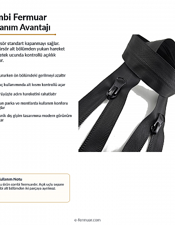 69 cm TPU Combi  Waterproof Zipper NC0069SG